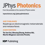 Roadmap on electromagnetic metamaterials and metasurfaces published in JPP